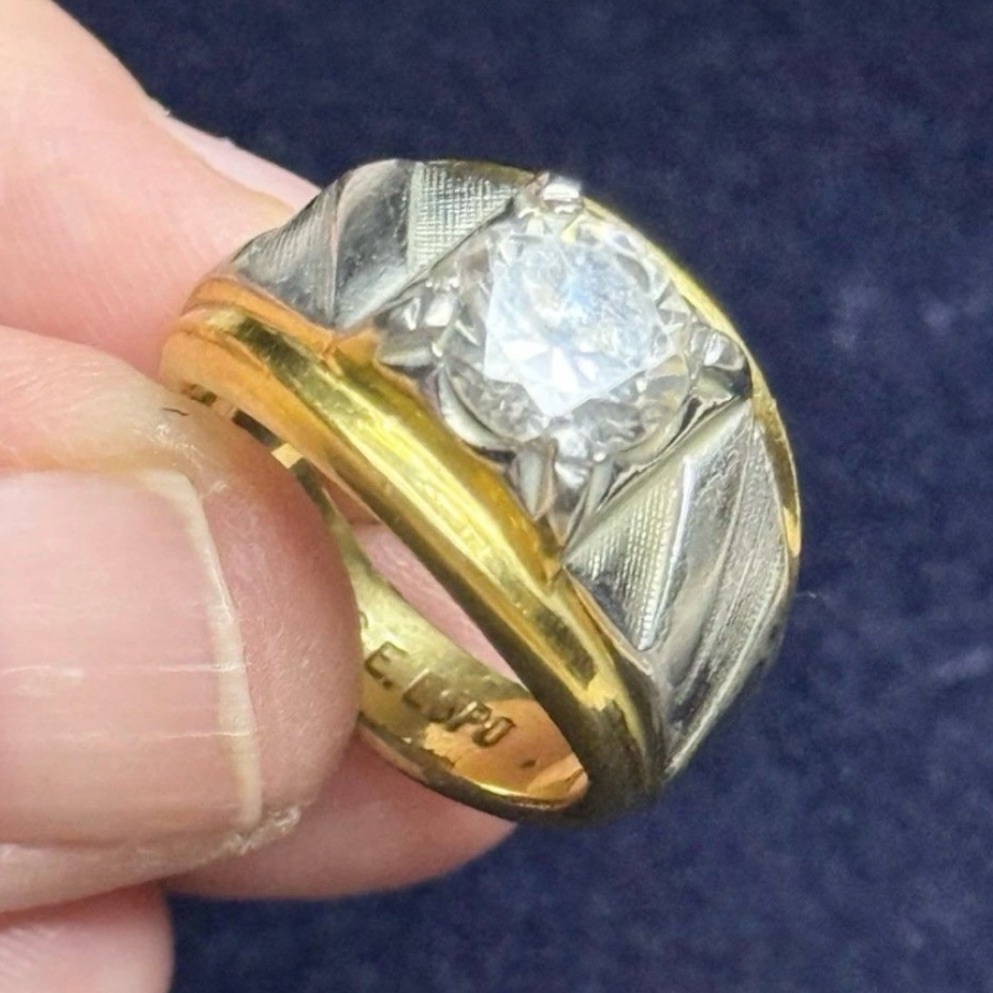 Vintage 14kt Gold Plated Electroplate Joseph Esposito Ring Size 7 19$